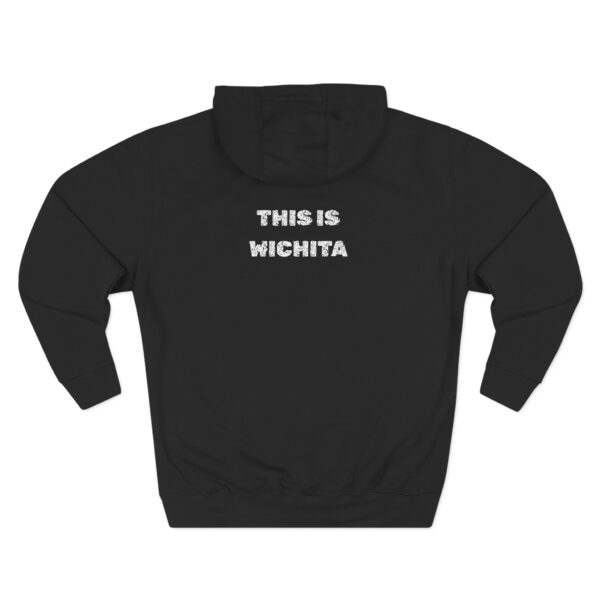 Athletic Wichita Hoodie - Small Chest Emblem Streetwear Pullover - Image 2