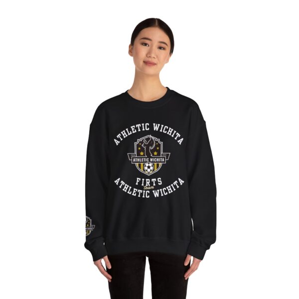 Athletic Wichita Crewneck Sweatshirt — Firts Athletic Wichita Logo - Image 3