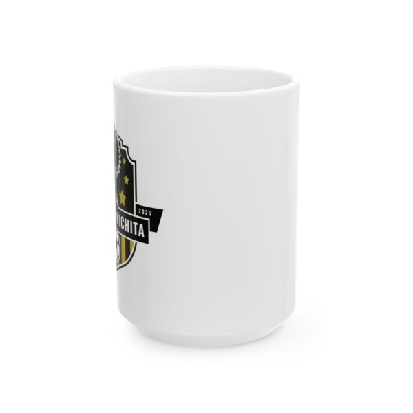 Wichita Soccer Club Crest Mug — 11oz & 15oz Ceramic Coffee Cup - Image 5