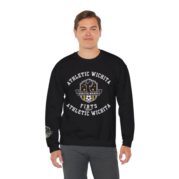 Athletic Wichita Crewneck Sweatshirt — Firts Athletic Wichita Logo - Image 5